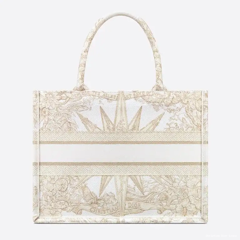 Cheap d'Infini Reve White Dior Tote Canvas Motif Book 0615 Luxury